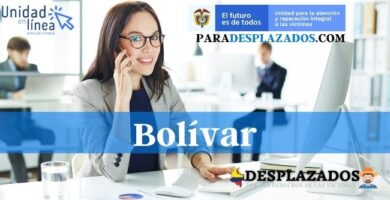 oficina de atención a victimas de la violencia y desplazados en bolivar